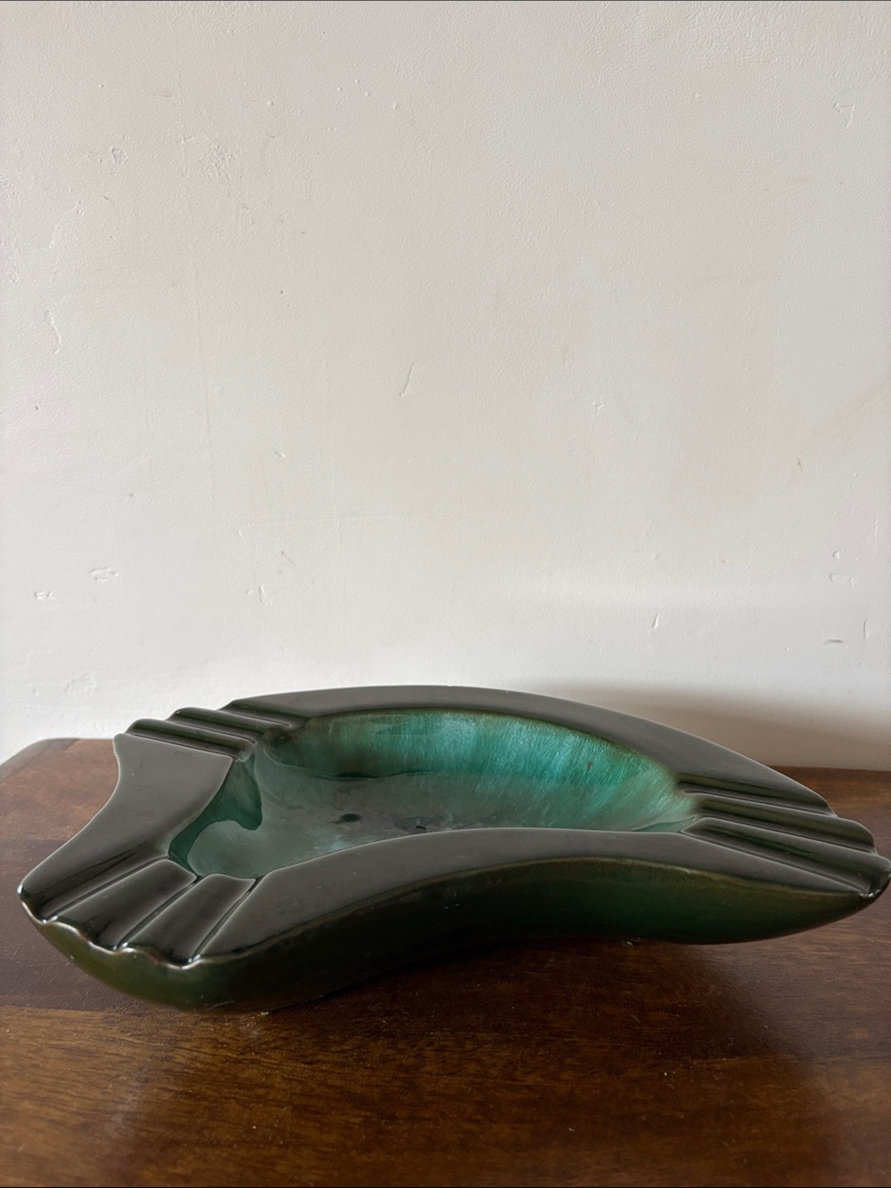 Vintage BMP Blue Mountain Pottery Drip Glaze Ashtray Dish - Picture 8 of 8